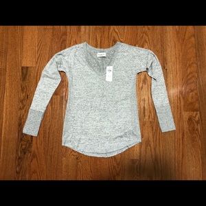 Cozy V Neck Long Sleeve Shirt